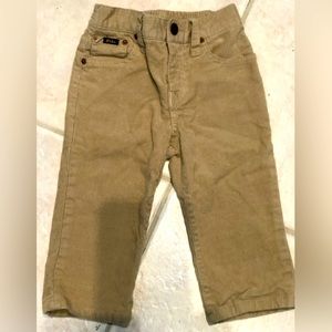 NWOT RALPH LAUREN tan corduroys sz 12m Adorable!